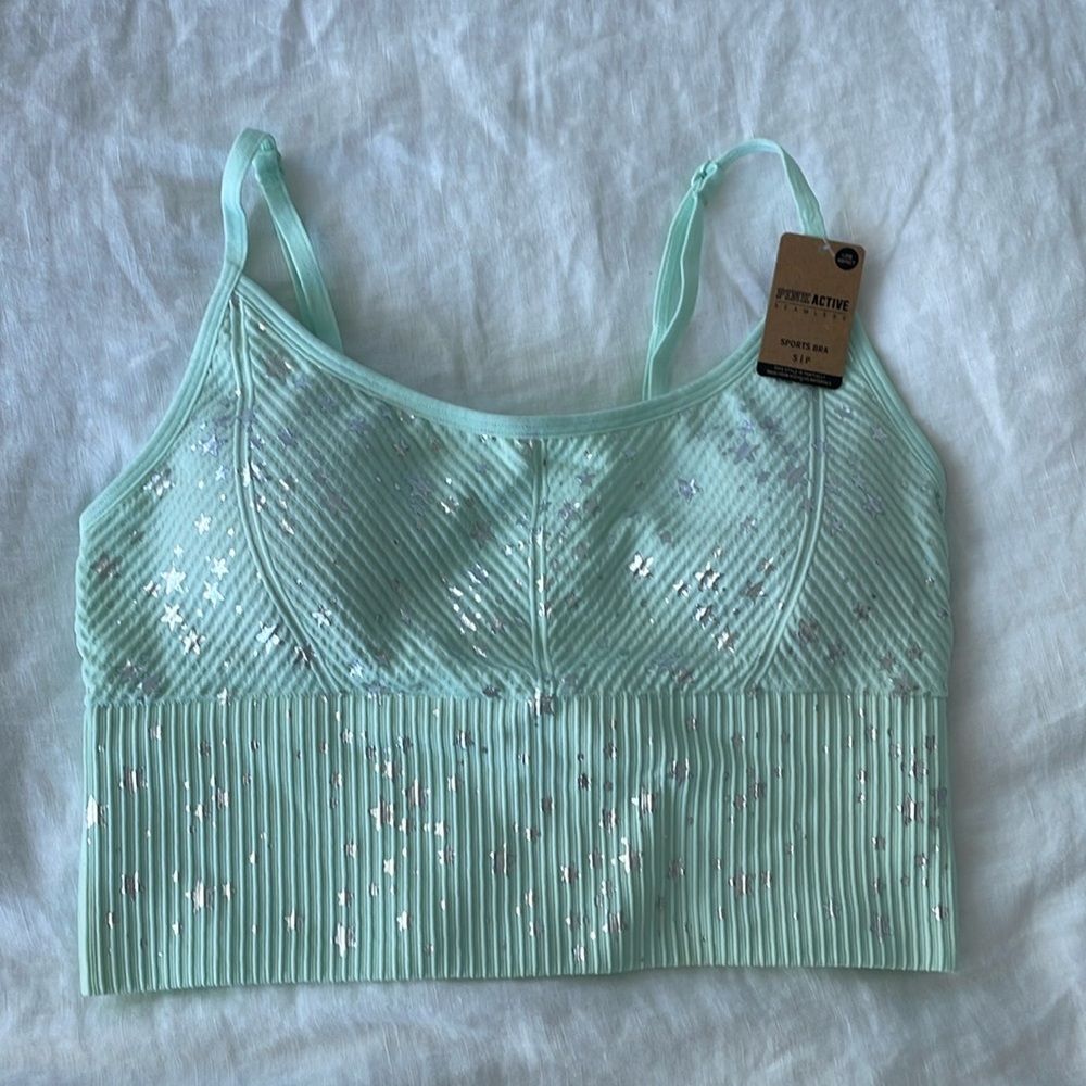 PINK - Longline Sports bra NWT (S)